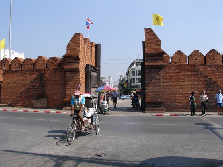 Pevnost v centru Chiang Mai.