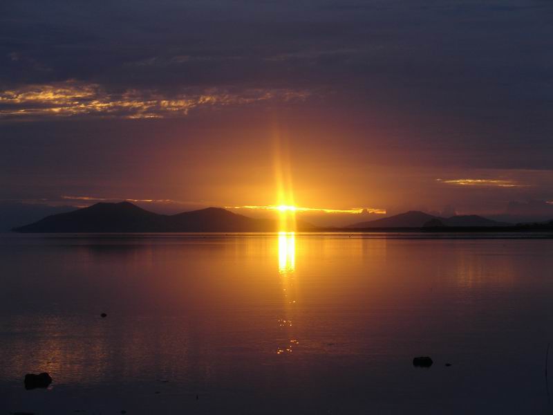 Fiji Sunset close to Golden Point Fiji