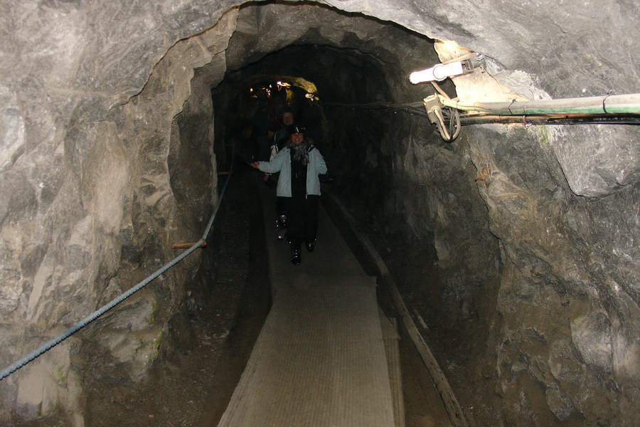 Tunel skrz Kitzsteinhorn.