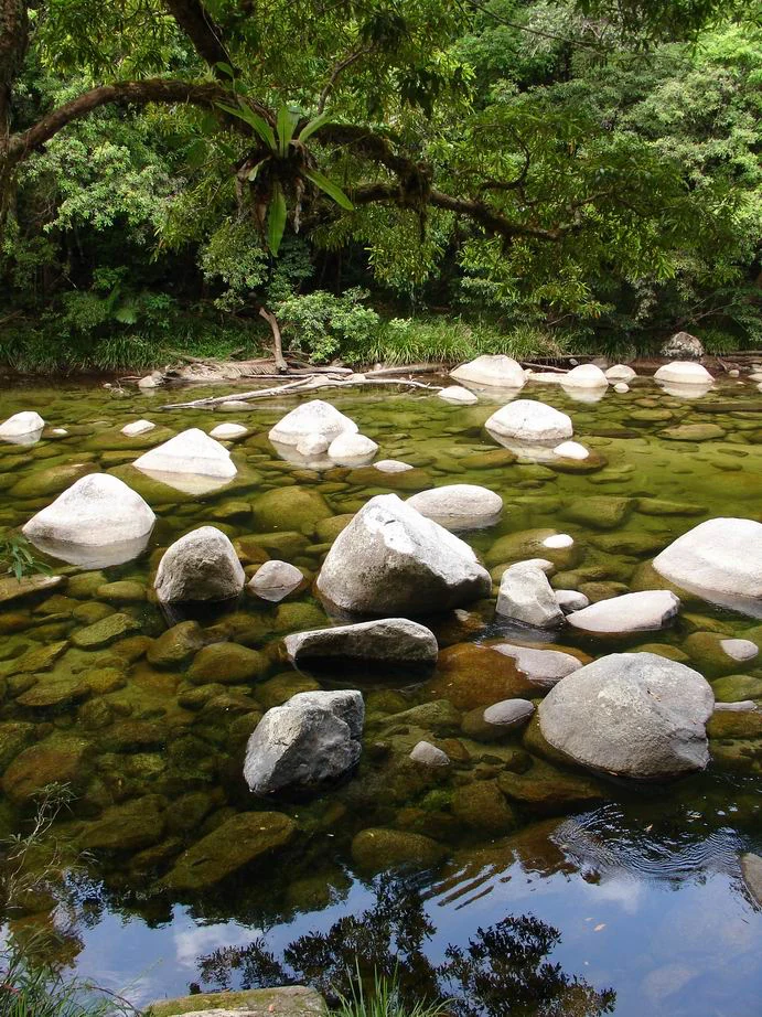 Clear water